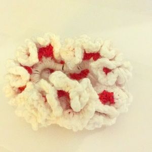 Handmade beautiful fluffy scrunchy.